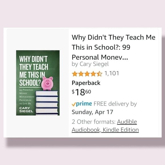 Why Didn't They Teach Me This in School? Book by Cary Siegel - Picture 3 of 4